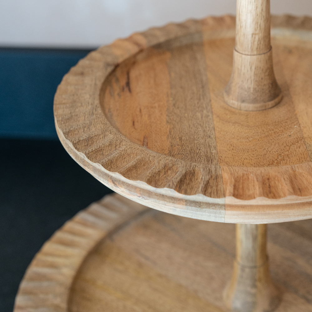 Mango Wood Cake Stand John Preston Home
