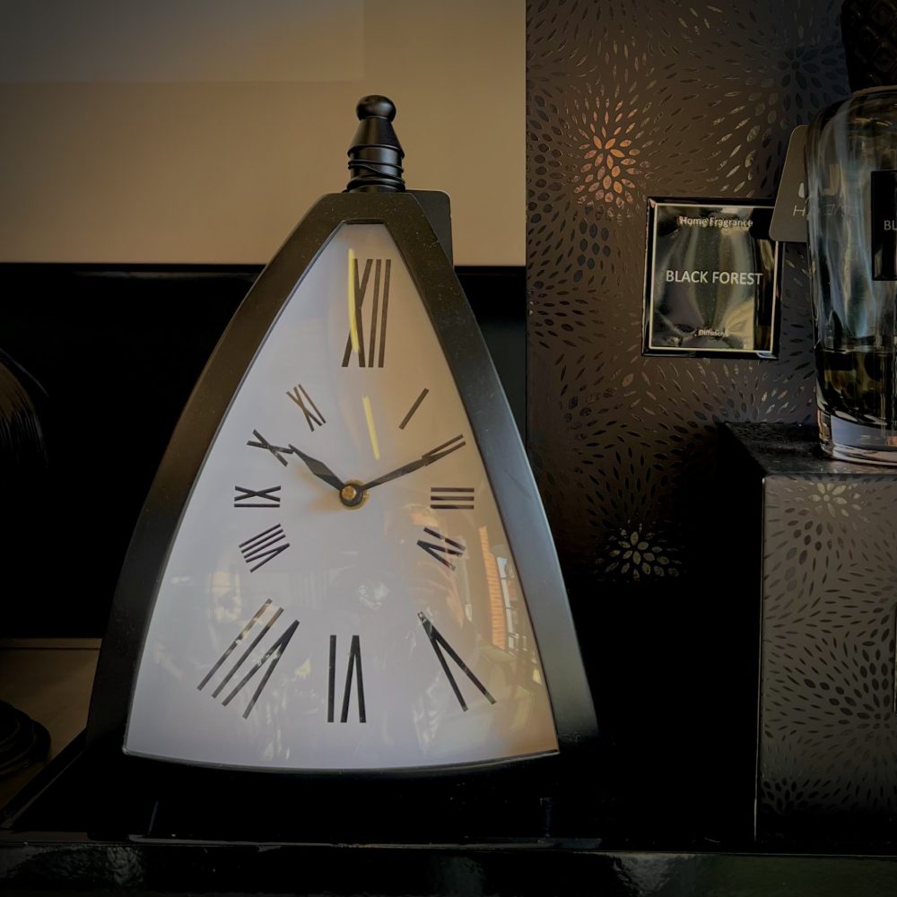 Pyramid Mantel Clock