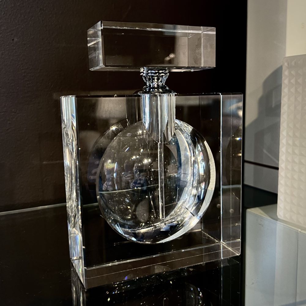 Large Crystal Perfume Bottle