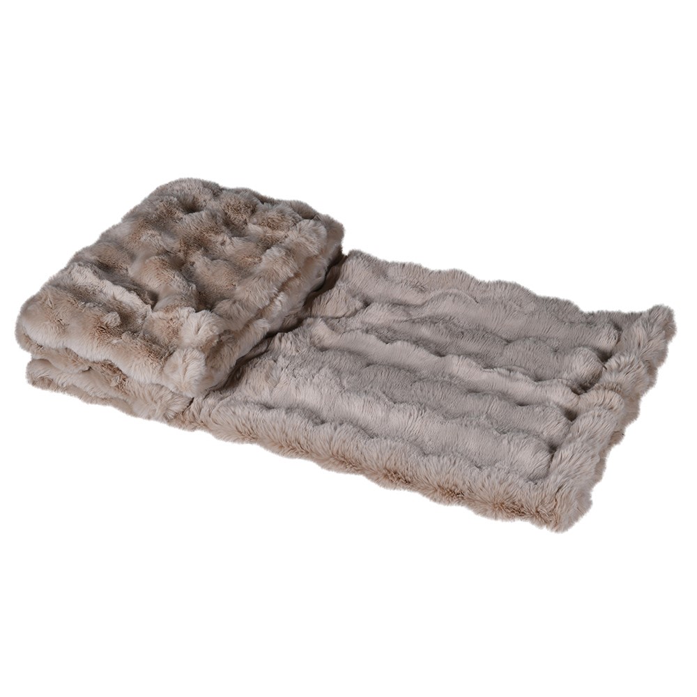 Lux Pearl Faux Fur Throw