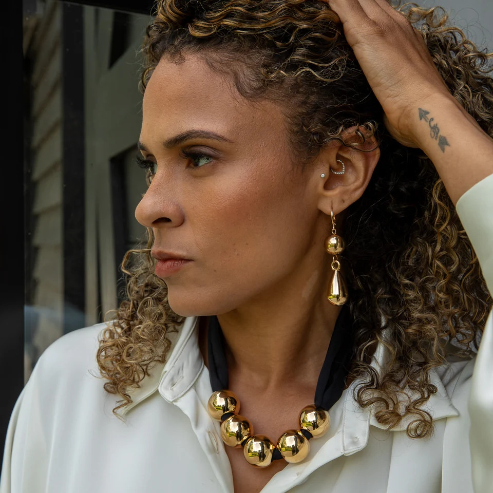 Herne Satin Ball Necklace